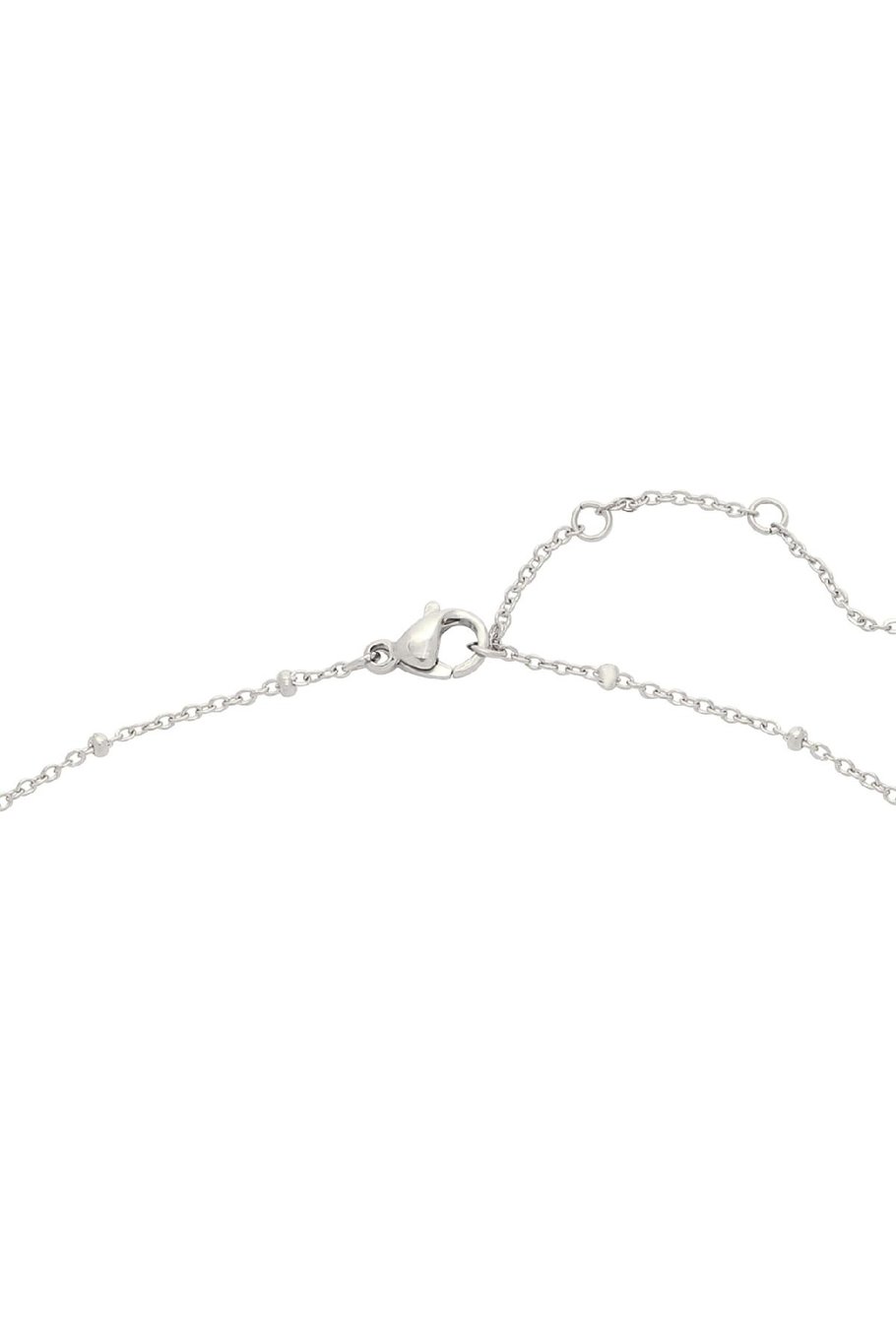Necklace Sparkle On Silver Color Stainless Steel Picture2